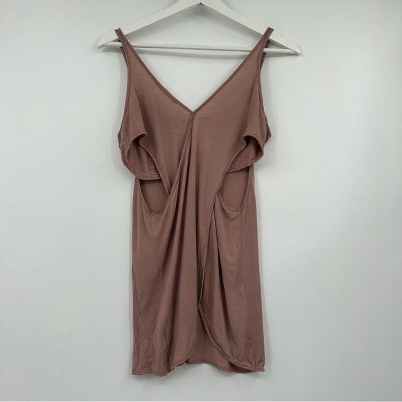 T Alexander Wang Layered Tank with Bralette Taupe Brown Women’s Small - Picture 4 of 5